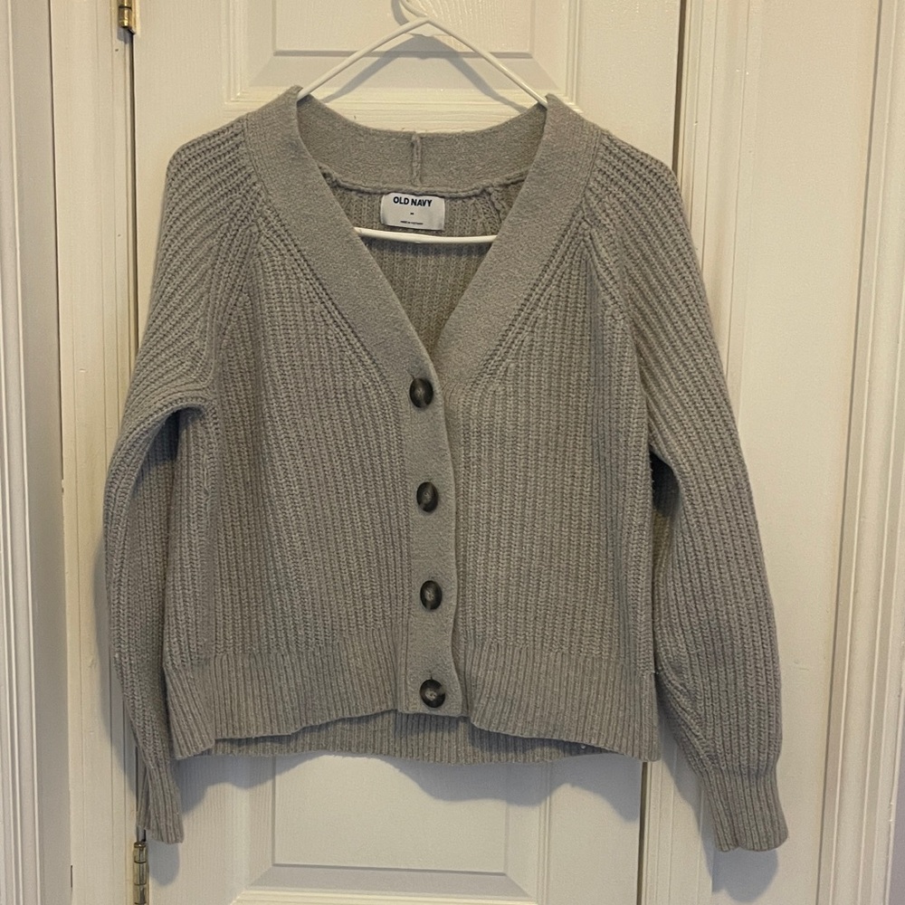 Old Navy Gray Women's Cardigan Sweater